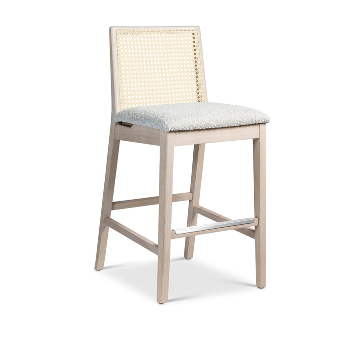 Nardia Cane Counter Stool - Urbia Chairs - Medley Ivory Nogal - HORNE