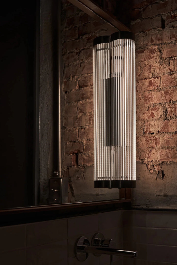 Narrow Pillar Light 40cm - Davey Lighting Wall Sconces - Chrome Plated - HORNE