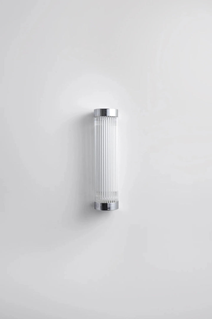 Narrow Pillar Light 40cm - Davey Lighting Wall Sconces - Chrome Plated - HORNE