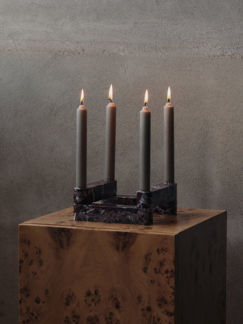 Newel Modular Candle Holder - Set of 4 - Rosso - Ferm Living Candle Holders - HORNE