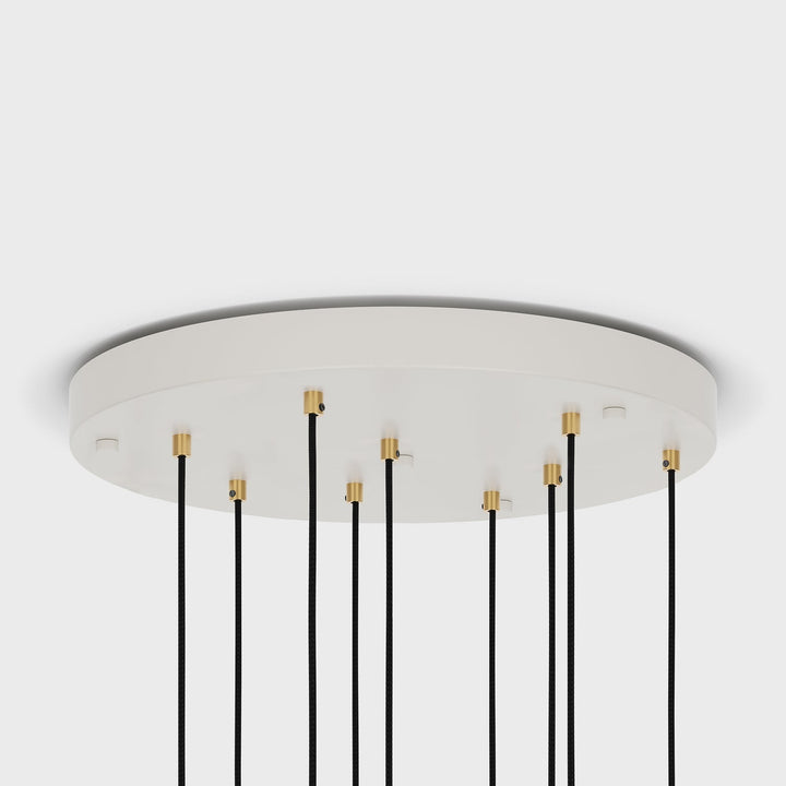 Nine Pendant + Voronoi III - Tala Cluster Pendants - Graphite + Voronoi III - HORNE