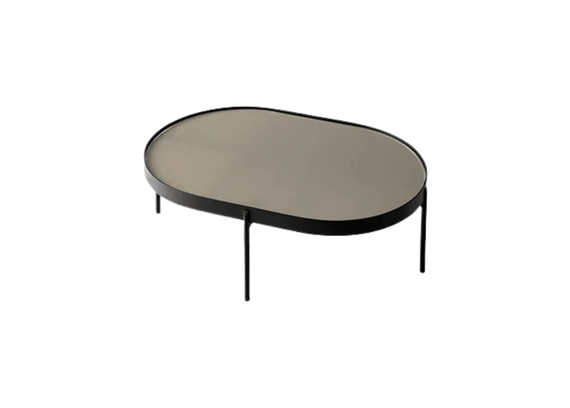 NoNo Table - Audo Copenhagen Tables + Desks - Large / Brown Glass - HORNE