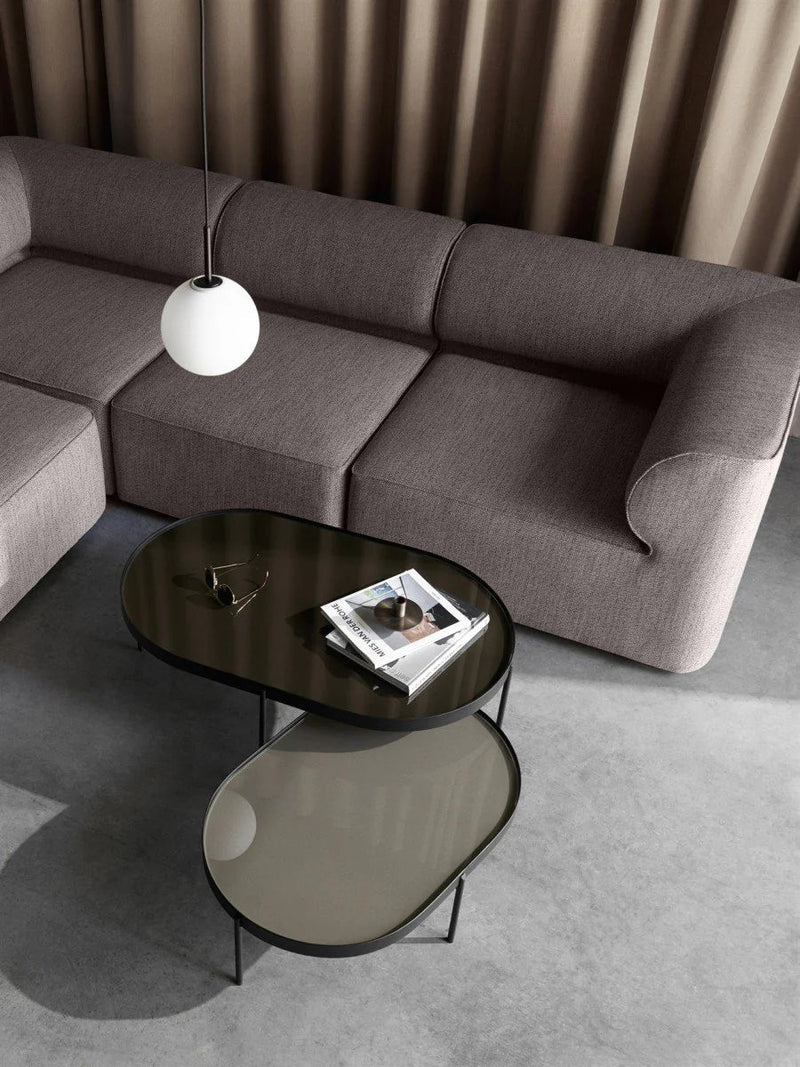 NoNo Table - Audo Copenhagen Tables + Desks - Large / Brown Glass - HORNE