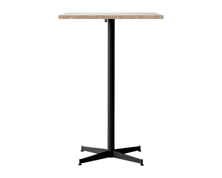 Nook Bar Table - Audo Copenhagen Tables + Desks - 28 x 24 in - Black - Kunis Breccia - HORNE