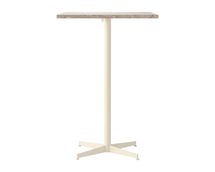 Nook Bar Table - Audo Copenhagen Tables + Desks - 28 x 24 in - Ivory - Kunis Breccia - HORNE