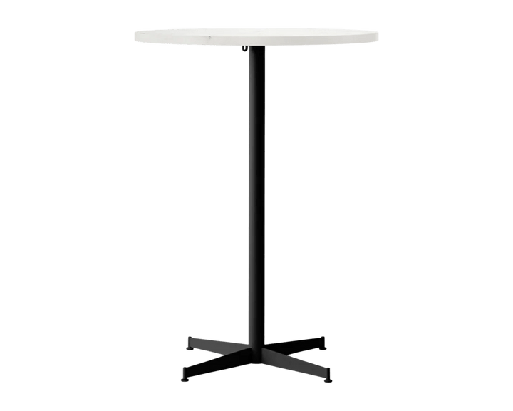 Nook Bar Table - Audo Copenhagen Tables + Desks - Ø32 in - Black - Estremoz Marble - HORNE