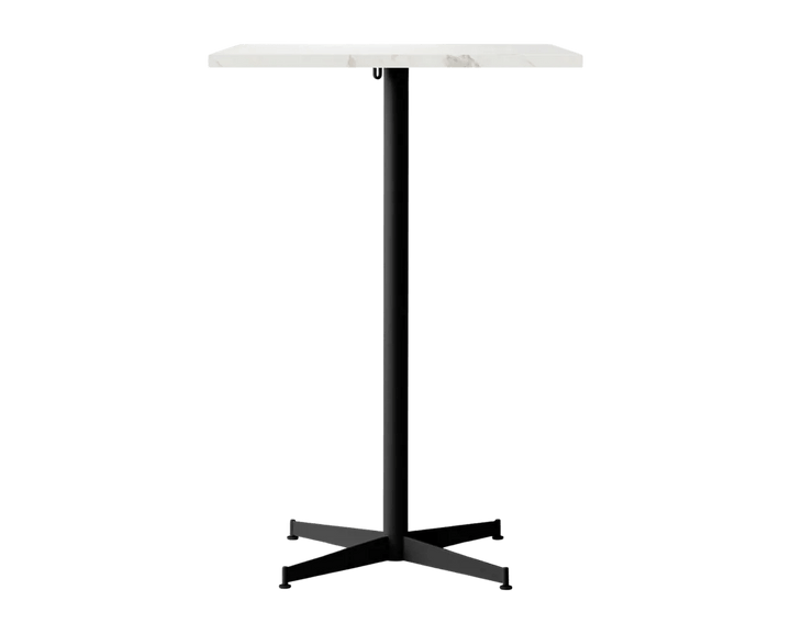 Nook Bar Table - Audo Copenhagen Tables + Desks - 28 x 24 in - Black - Estremoz Marble - HORNE