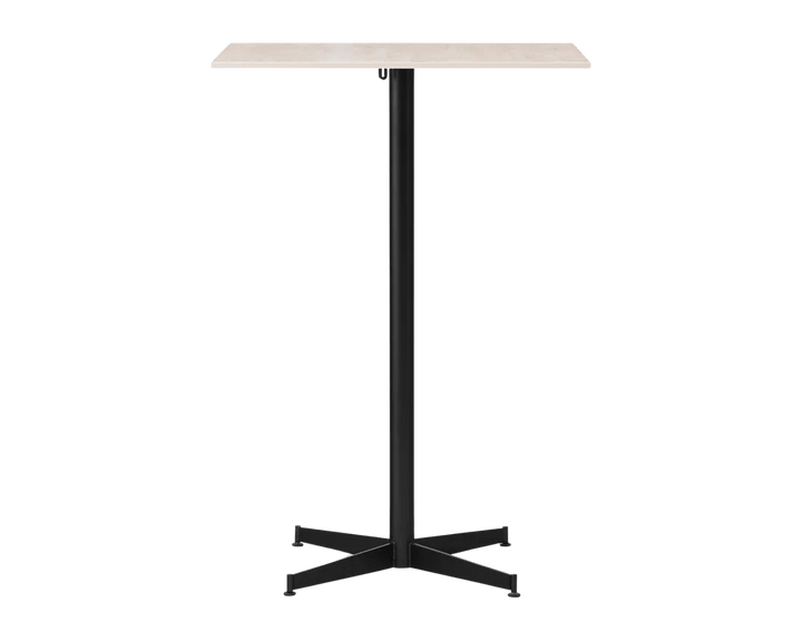 Nook Bar Table - Audo Copenhagen Tables + Desks - 28 x 24 in - Black - Ceramic Sand - HORNE