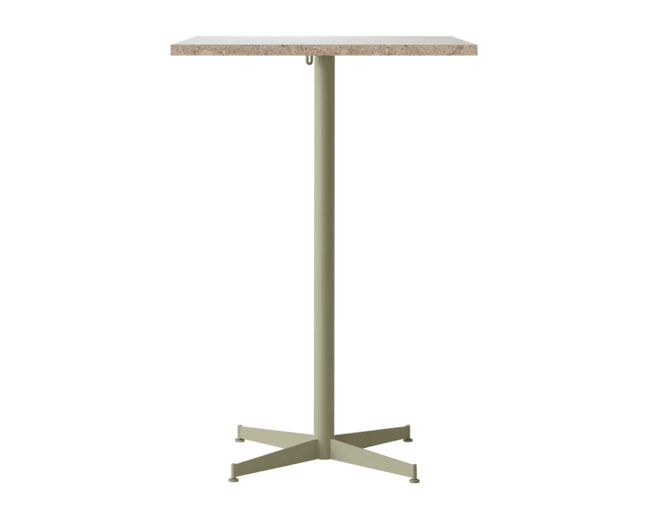 Nook Bar Table - Audo Copenhagen Tables + Desks - 28 x 24 in - Olive - Kunis Breccia - HORNE