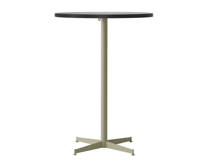 Nook Bar Table - Audo Copenhagen Tables + Desks - Ø32 in - Olive - Black Oa - HORNE