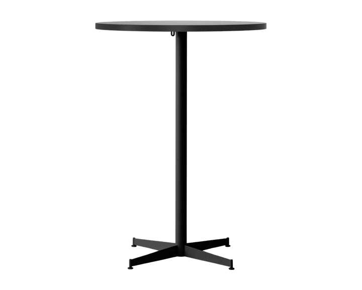 Nook Bar Table - Audo Copenhagen Tables + Desks - Ø32 in - Black - Black Oa - HORNE