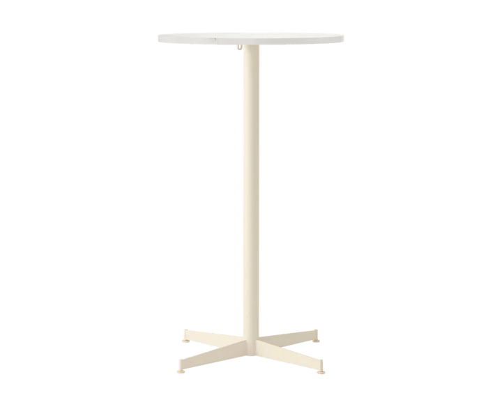 Nook Bar Table - Audo Copenhagen Tables + Desks - Ø24 in - Ivory - Estremoz Marble - HORNE