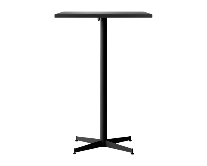Nook Bar Table - Audo Copenhagen Tables + Desks - 28 x 24 in - Black - Linoleum Charcoal - HORNE