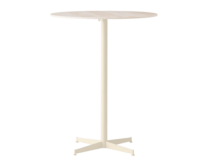Nook Bar Table - Audo Copenhagen Tables + Desks - Ø32 in - Ivory - Ceramic Sand - HORNE