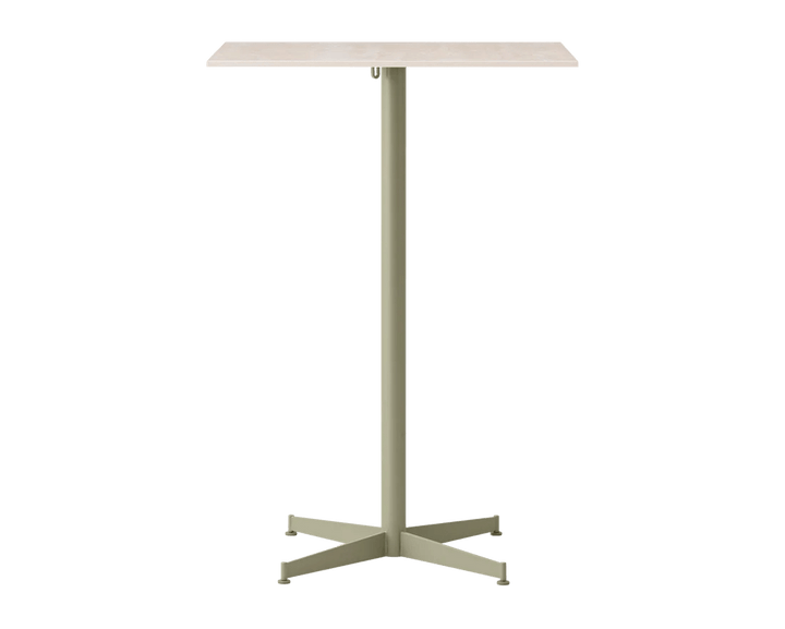 Nook Bar Table - Audo Copenhagen Tables + Desks - 28 x 24 in - Olive - Ceramic Sand - HORNE