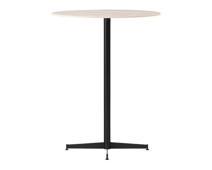 Nook Bar Table - Audo Copenhagen Tables + Desks - Ø32 in - Black - Ceramic Sand - HORNE