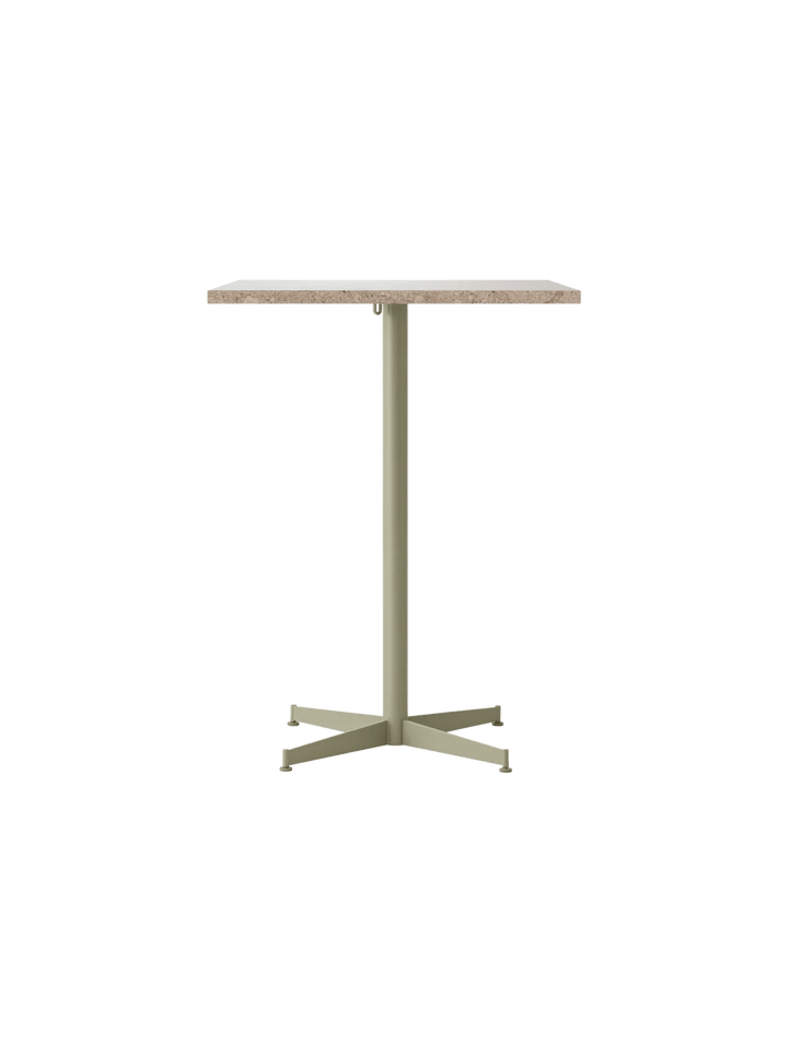Nook Counter Table - Audo Copenhagen Tables + Desks - 28 x 24 in - Olive - Kunis Breccia - HORNE