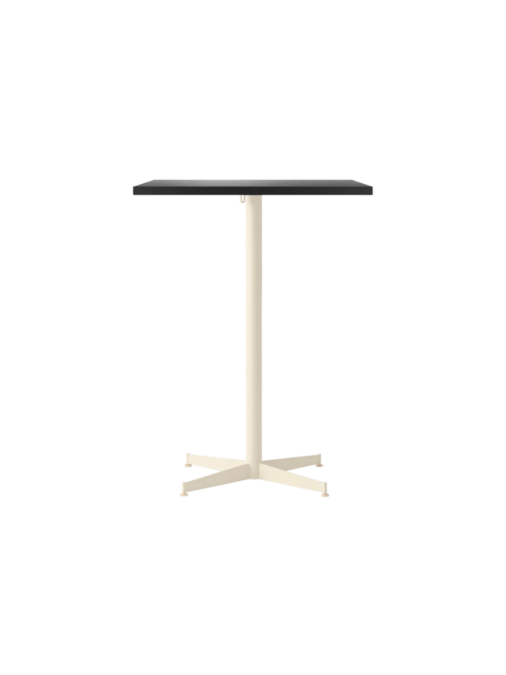Nook Counter Table - Audo Copenhagen Tables + Desks - 28 x 24 in - Ivory - Linoleum Charcoal - HORNE