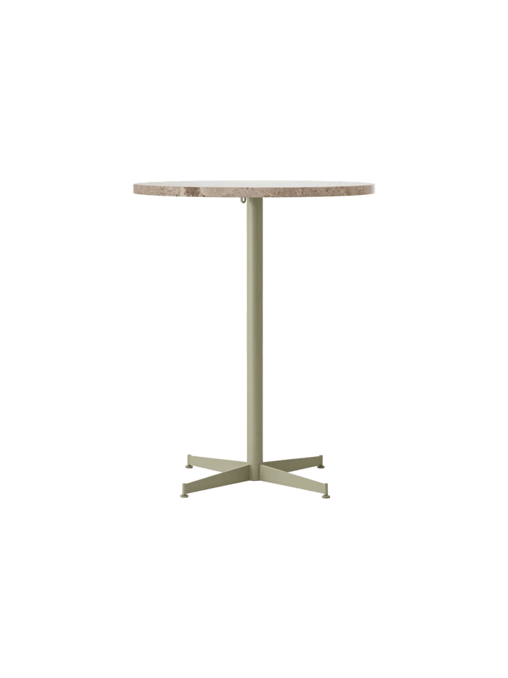 Nook Counter Table - Audo Copenhagen Tables + Desks - Ø32 in - Olive - Kunis Breccia - HORNE