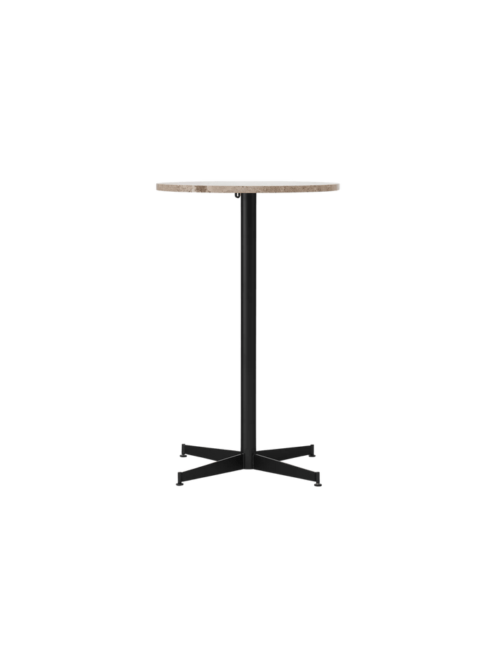 Nook Counter Table - Audo Copenhagen Tables + Desks - Ø24 in - Black - Kunis Breccia - HORNE