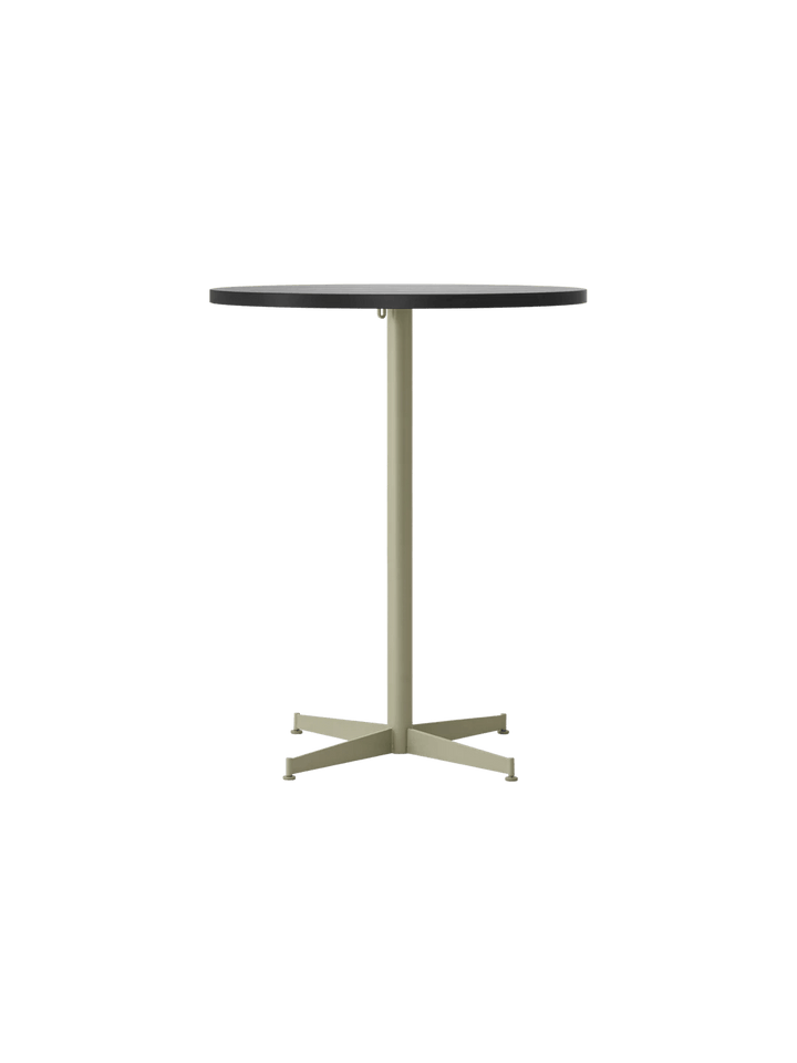 Nook Counter Table - Audo Copenhagen Tables + Desks - Ø32 in - Olive - Black Oak - HORNE