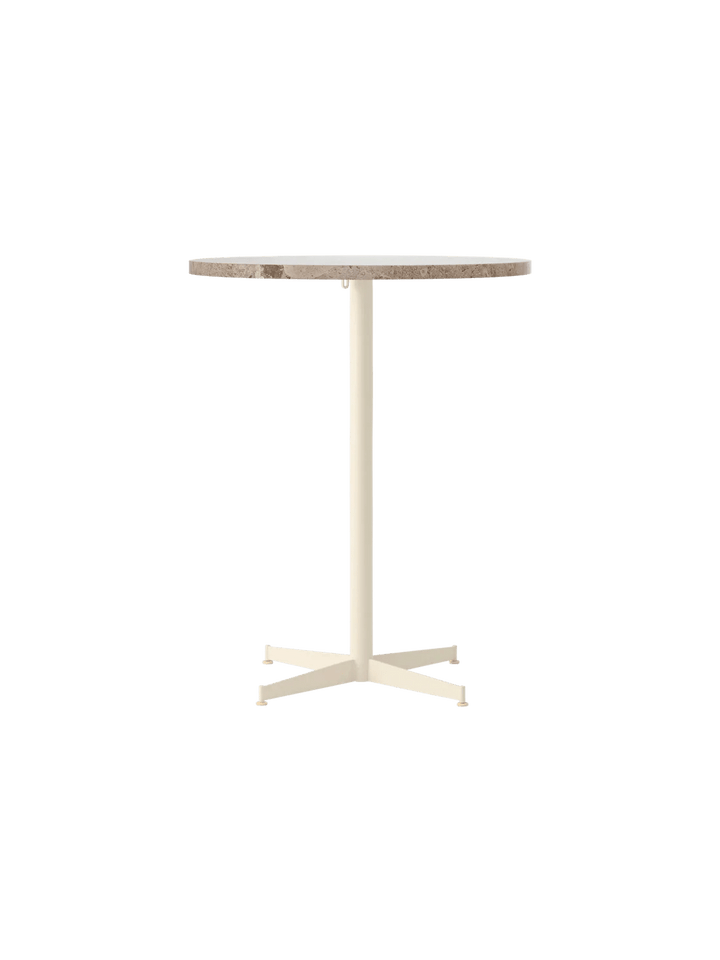 Nook Counter Table - Audo Copenhagen Tables + Desks - Ø32 in - Ivory - Kunis Breccia - HORNE