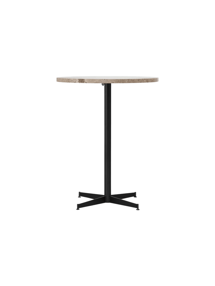 Nook Counter Table - Audo Copenhagen Tables + Desks - Ø32 in - Black - Kunis Breccia - HORNE