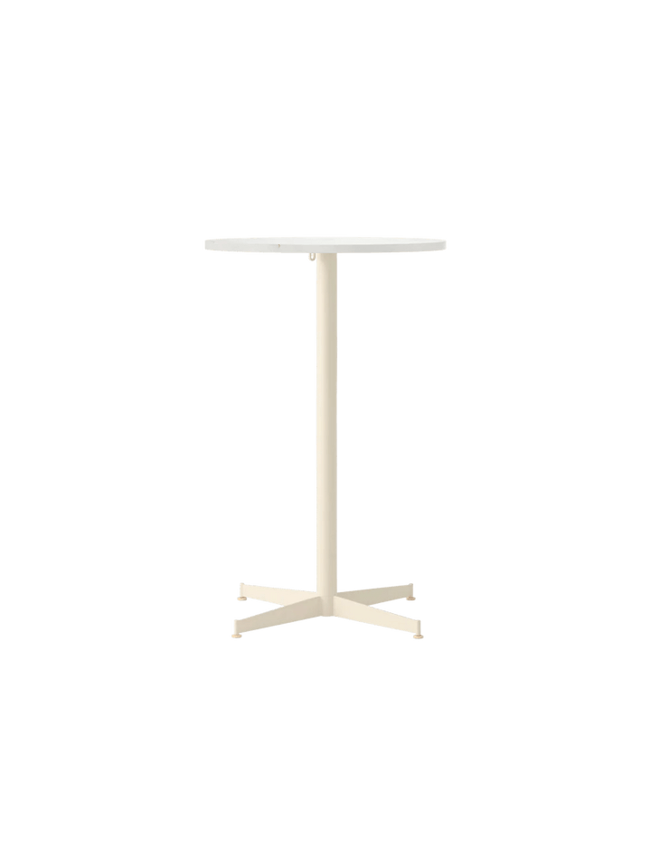 Nook Counter Table - Audo Copenhagen Tables + Desks - Ø24 in - Ivory - Estremoz Marble - HORNE