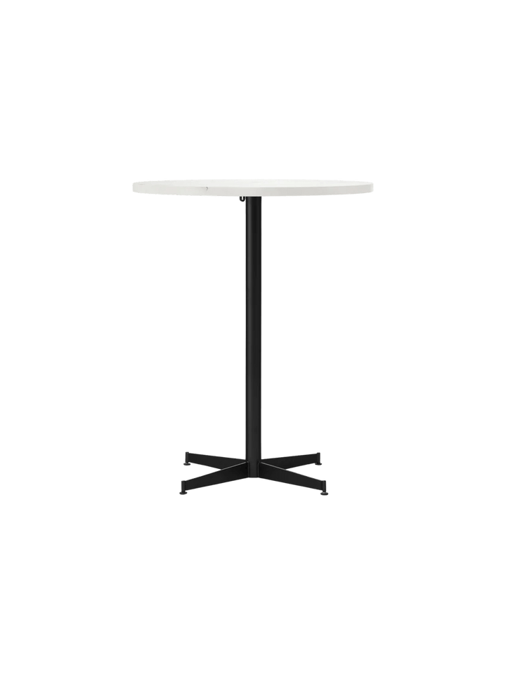Nook Counter Table - Audo Copenhagen Tables + Desks - Ø32 in - Black - Estremoz Marble - HORNE