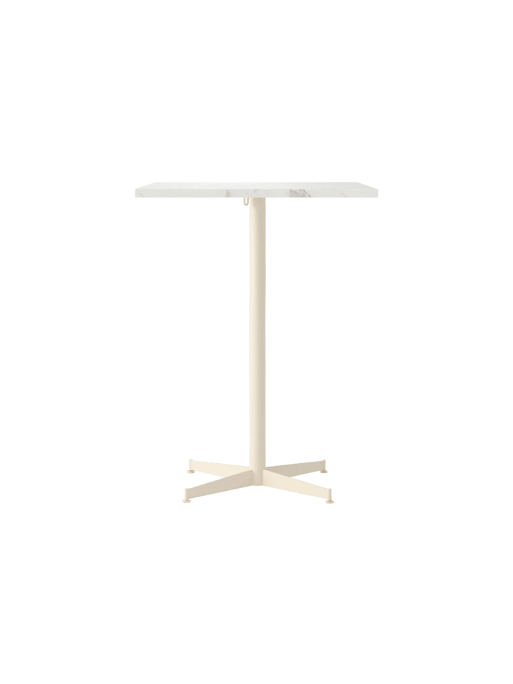 Nook Counter Table - Audo Copenhagen Tables + Desks - 28 x 24 in - Ivory - Estremoz Marble - HORNE