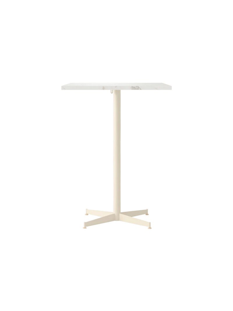 Nook Counter Table - Audo Copenhagen Tables + Desks - Ø24 in - Olive - Estremoz Marble - HORNE