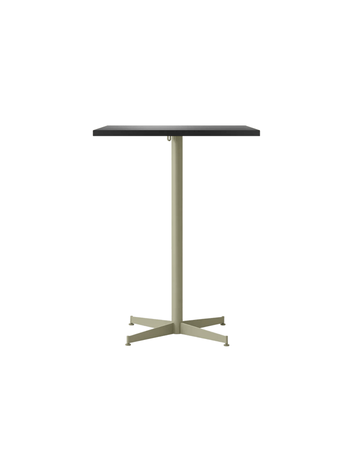 Nook Counter Table - Audo Copenhagen Tables + Desks - 28 x 24 in - Olive - Linoleum Charcoal - HORNE