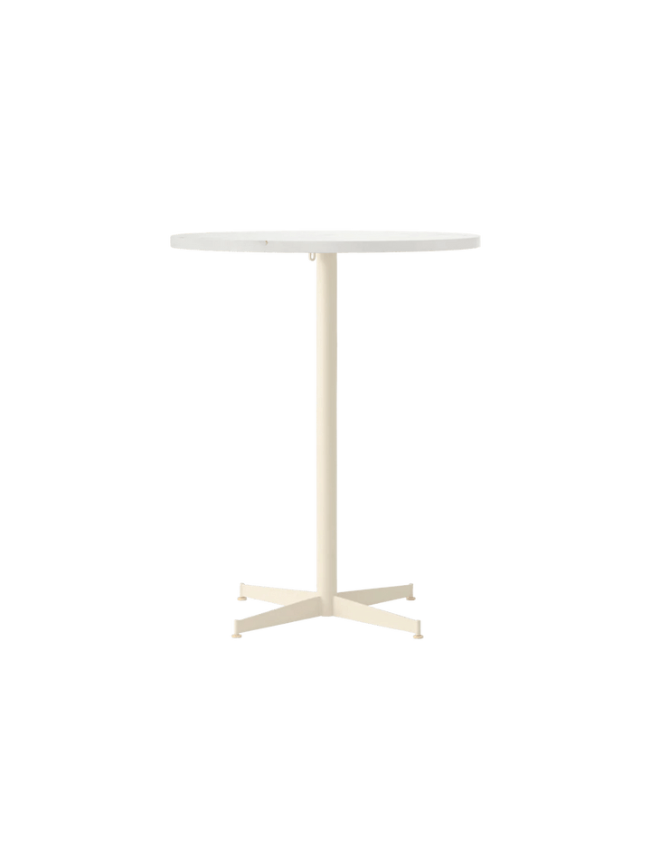 Nook Counter Table - Audo Copenhagen Tables + Desks - Ø32 in - Ivory - Estremoz Marble - HORNE