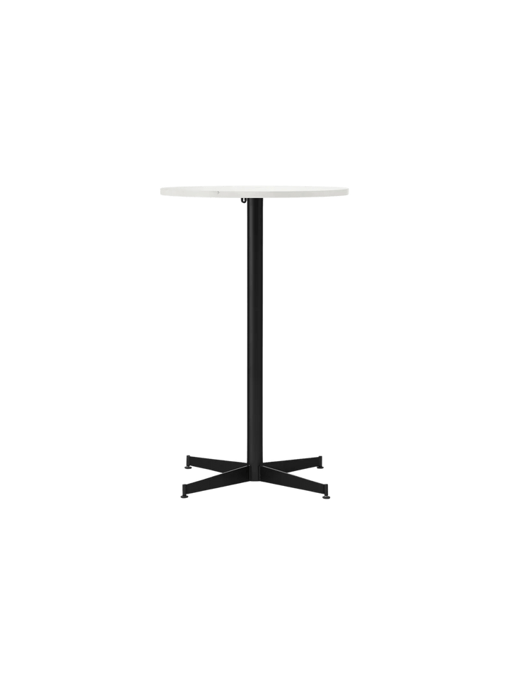 Nook Counter Table - Audo Copenhagen Tables + Desks - Ø24 in - Black - Estremoz Marble - HORNE