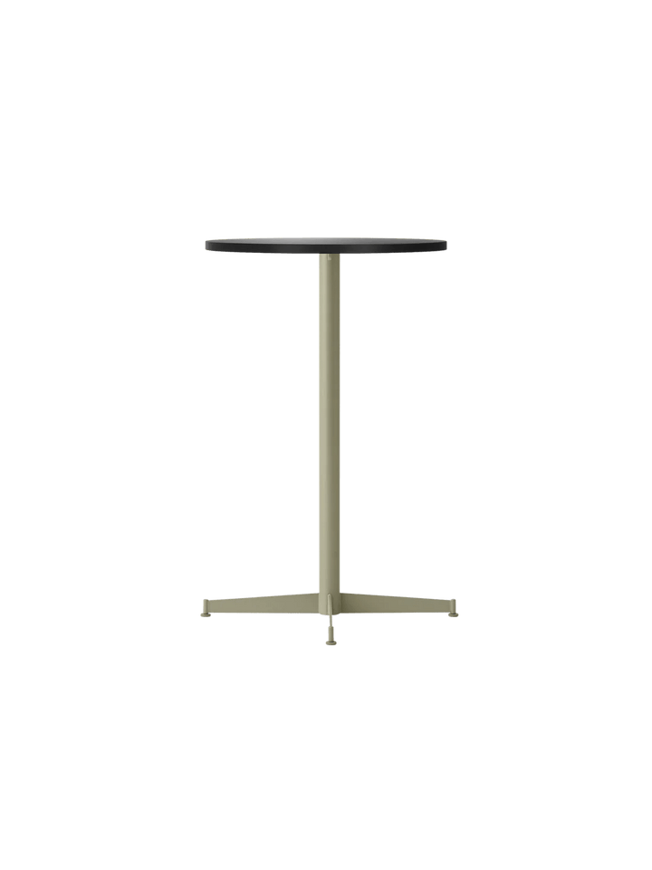 Nook Counter Table - Audo Copenhagen Tables + Desks - Ø24 in - Black - Black Oak - HORNE