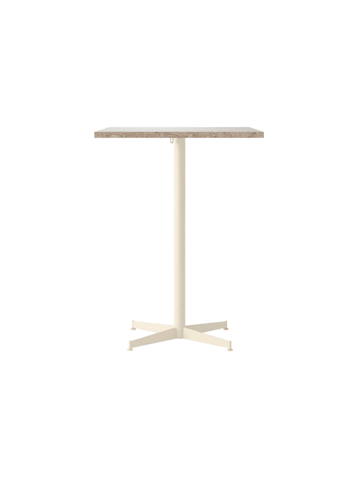 Nook Counter Table - Audo Copenhagen Tables + Desks - 28 x 24 in - Ivory - Kunis Breccia - HORNE