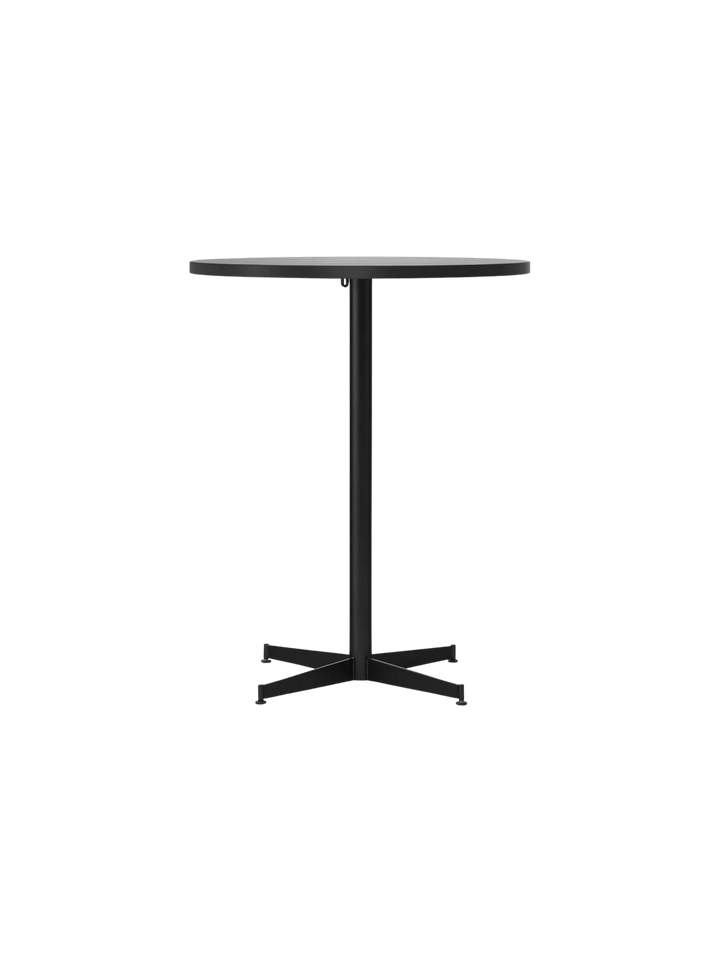 Nook Counter Table - Audo Copenhagen Tables + Desks - Ø32 in - Black - Black Oak - HORNE