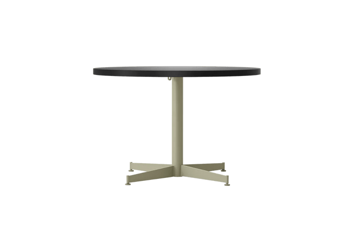 Nook Lounge Table - Audo Copenhagen Tables + Desks - Olive - Linoleum Charcoal - HORNE