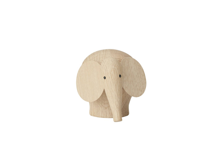 Nunu Elephant - Oak - Woud Art + Objects - Small - HORNE