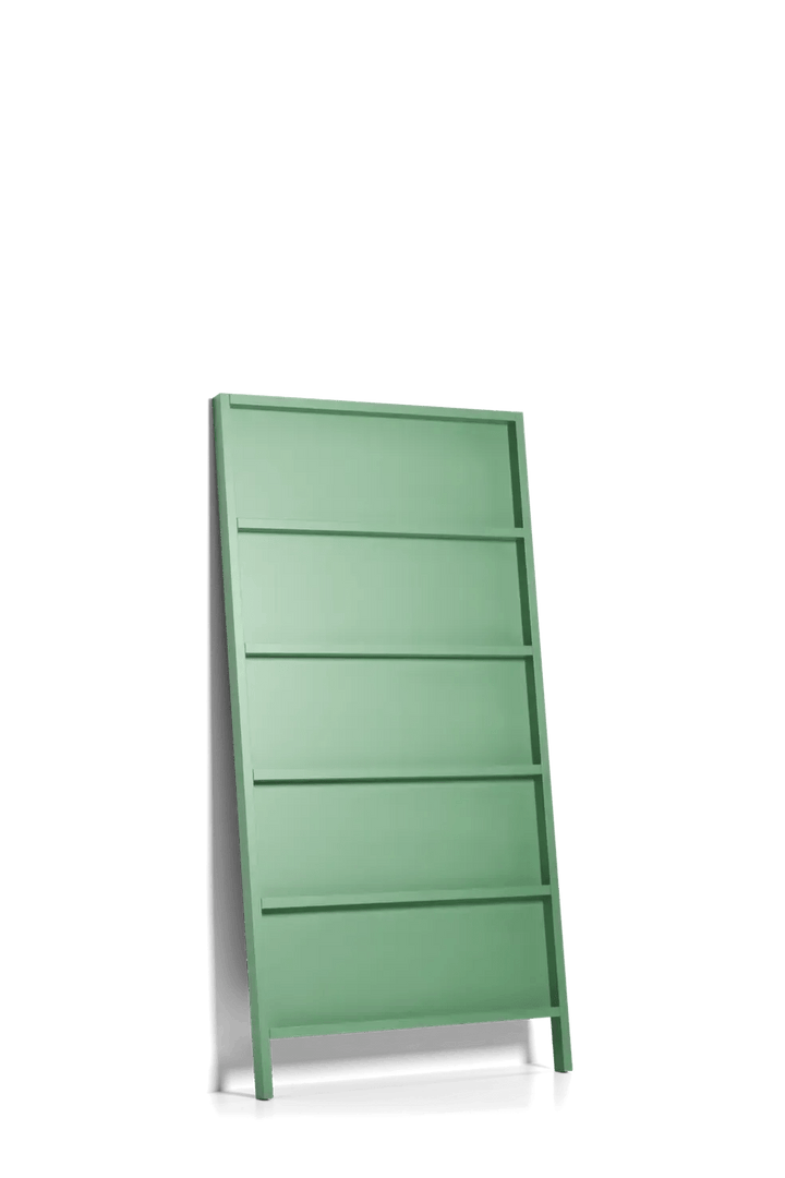 Oblique Wall Shelf - Moooi Shelving - Small - Ral 6021 (pale green) - HORNE