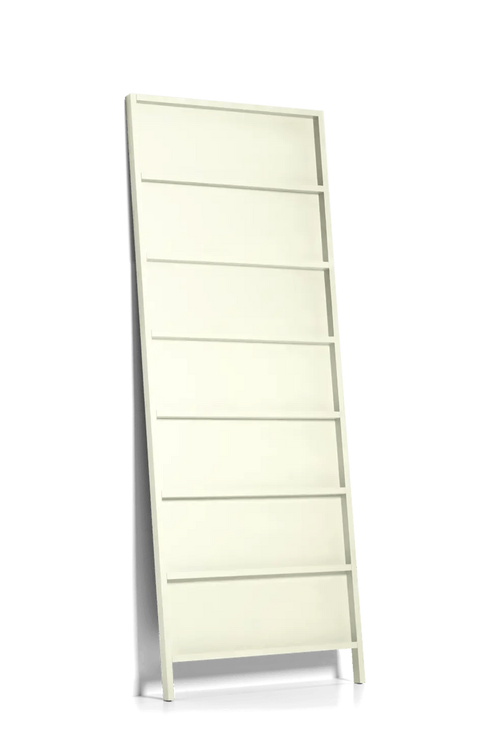 Oblique Wall Shelf - Moooi Shelving - Big - Ral 1013 (oyster white) - HORNE