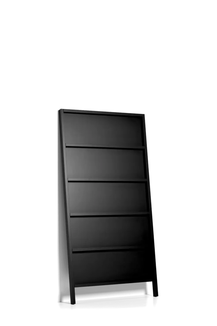 Oblique Wall Shelf - Moooi Shelving - Small - Ral 9005 (black) - HORNE