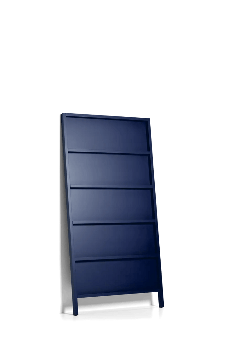 Oblique Wall Shelf - Moooi Shelving - Small - Ral 5008 (grey blue) - HORNE