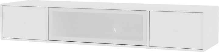 Octave II TV & Sound Bench - Wall Mounted - Montana - Sideboards + Cabinets - New White - HORNE