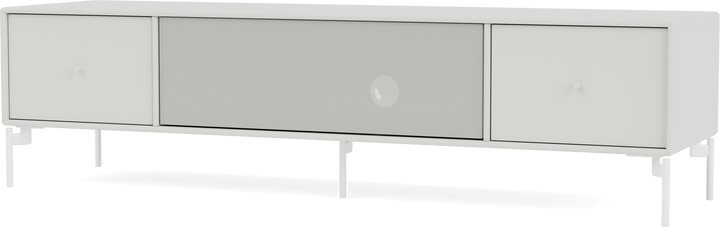 Octave II TV & Sound Bench - With Legs - Montana - Sideboards + Cabinets - Nordic - Snow - HORNE