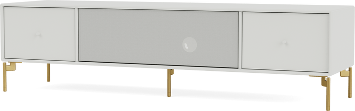 Octave II TV & Sound Bench - With Legs - Montana - Sideboards + Cabinets - Nordic - Brass - HORNE