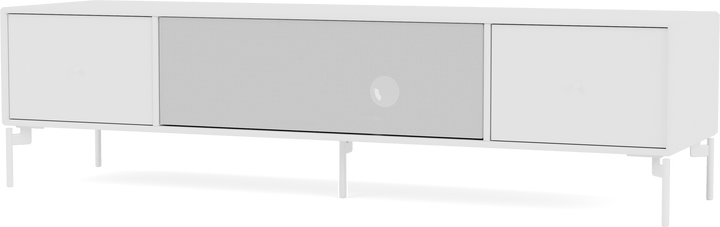 Octave II TV & Sound Bench - With Legs - Montana - Sideboards + Cabinets - New White - Snow - HORNE