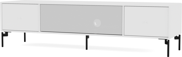 Octave II TV & Sound Bench - With Legs - Montana - Sideboards + Cabinets - New White - Black - HORNE