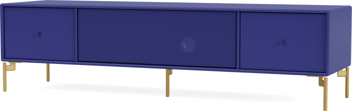 Octave II TV & Sound Bench - With Legs - Montana - Sideboards + Cabinets - Monarch - Brass - HORNE