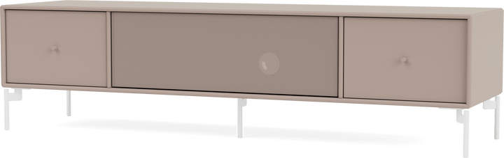 Octave II TV & Sound Bench - With Legs - Montana - Sideboards + Cabinets - Mushroom - Snow - HORNE